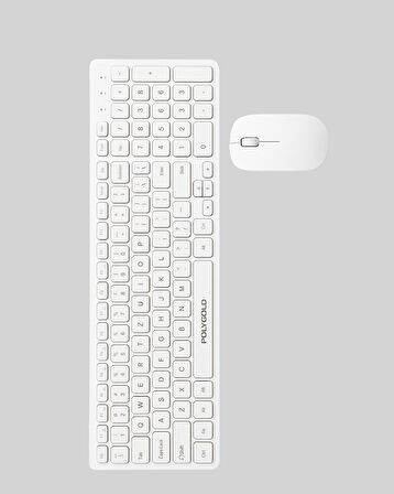 Ofis ve Ev Kullanımı İçin Kablosuz Klavye Fare Seti - Ergonomik ve Pratik