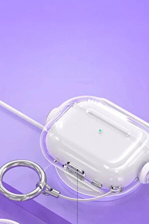 Airpods Pro 3 (3.nesil) Tema Kılıf - Kırmızı-(5796)