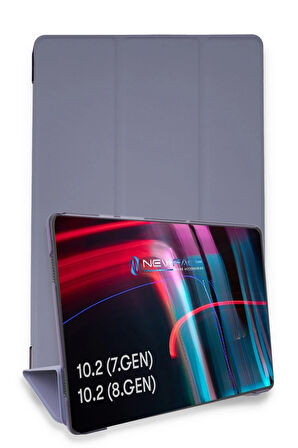 iPad 10.2 (7.nesil) Kılıf Tablet Smart Kılıf - Lila-(5796)