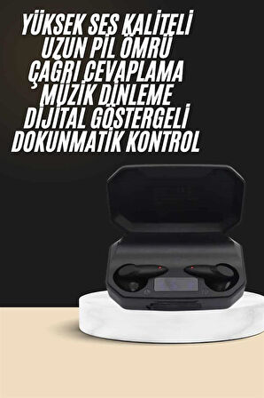 Kulak İçi Bluetooth Kulaklık Rgb Işıklı Çift Mikrofonlu iOS/Android Uyumlu BT