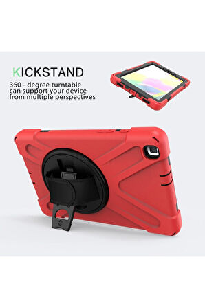 Samsung Galaxy T290 Tab A 8 Kılıf Amazing Tablet Kapak - Kırmızı-(5796)