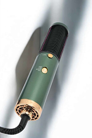 Üflemeli Fön Tarak Düzleştirici Seramik Kaplama Elektriklenme Karşıtı