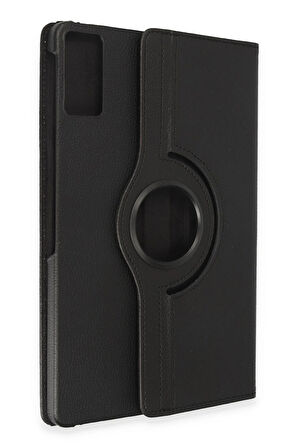 Xiaomi Redmi Pad SE Kılıf 360 Tablet Deri Kılıf - Siyah-(5796)