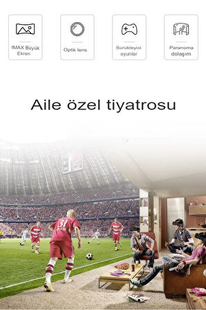 Shinecon SC-G04E 3D Sanal Gerçeklik Gözlüğü - Siyah-(5796)