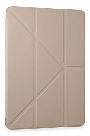 Huawei Honor Pad X9 11.5 Kılıf Kalemlikli Mars Tablet Kılıfı - Rose Gold-(5796)