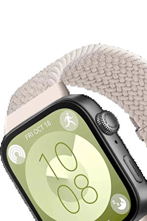 Huawei Fit 4 Star Kordon - Bej-(5796)