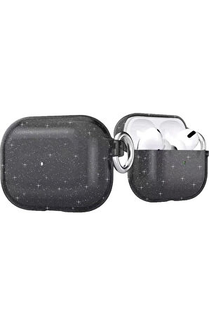 Airpods Pro 2 (2.nesil) Shell Kılıf - Siyah-(5796)