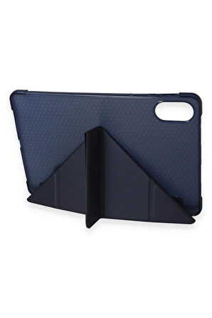 Huawei Honor Pad X9 11.5 Kılıf Kalemlikli Mars Tablet Kılıfı - Lacivert-(5796)
