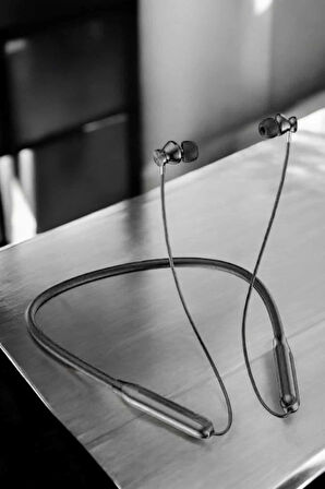Dijital Göstergeli Kulak İçi Kablosuz Bluetooth Kulaklık Boyun Bantlı