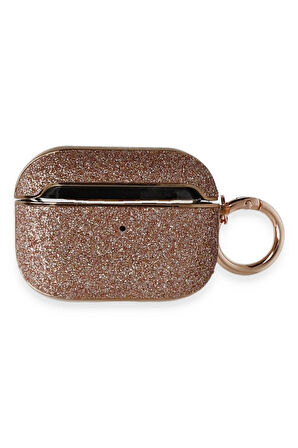 Airpods Pro (1.nesil) Spell Simli Kılıf - Rose Gold-(5796)