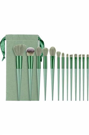 13 Parça Makyaj Fırça Seti Far Kontür Aydnlatıcı Fırçası İz Bırakmaz Hafi