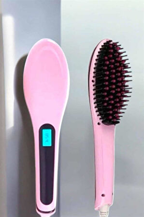 Fön Tarağı Saç Düzleştirici Sıkı Dişli Isı Ayarlı Elektriklenme Karşıt?