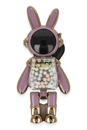 Astro Stand Tavşan Astronot - Mor-(5796)