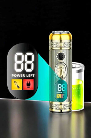 Tıraş Makinesi Üç Başlıklı Saç Sakal ve Vücut Tıraşına Uygun