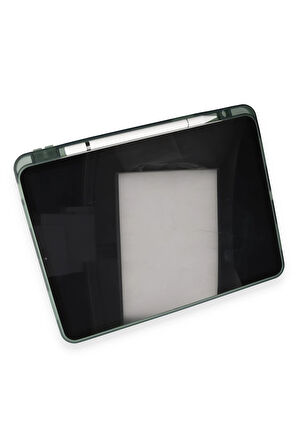 Xiaomi Pad 6 Kılıf Kalemlikli Mars Tablet Kılıfı - Koyu Yeşil-(5796)