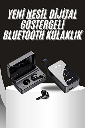 TWS Bluetooth Kulaklık Aynalı Kulaklık Dijital Göstergeli Dokunmatik Kontrol