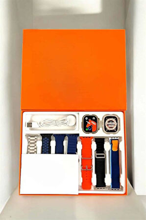 Akıllı Saat 7 Kordonlu MetalPlastik Ve Hasır Kordon Seçeneği