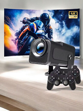 2000+ Oyun ve Popüler Uygulama Destekli Çok Fonksiyonlu Projeksiyon
