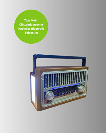 Ahşap Görünümlü Masaüstü Bluetooth Cihaz