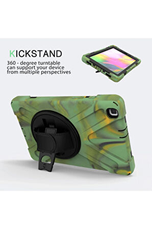 Samsung Galaxy T290 Tab A 8 Kılıf Amazing Tablet Kapak - Kamuflaj-(5796)