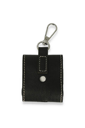 Airpods 2 (2.nesil) Askılı Kılıf - Siyah-(5796)