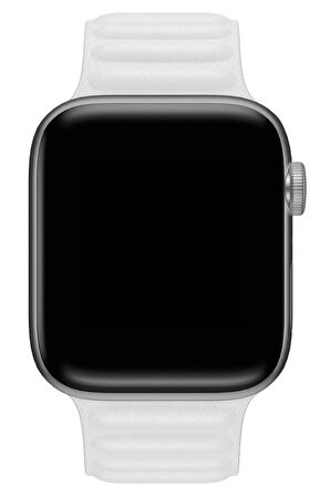 Apple Watch 38mm Loop Kordon - Beyaz-(5796)