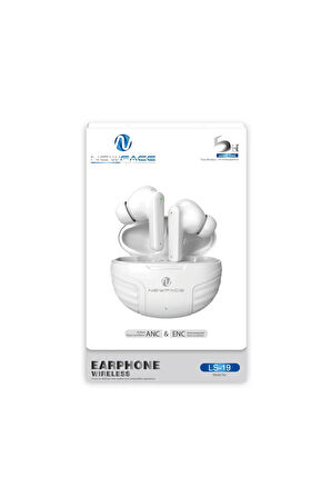 LS-19 Aktif Gürültü Engelleyici Özellikli Bluetooth 5.4 Kablosuz Airpods Kulakl?