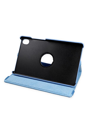 Samsung Galaxy X510 Tab S9 FE 11 Kılıf 360 Tablet Deri Kılıf - Turkuaz-(5796)