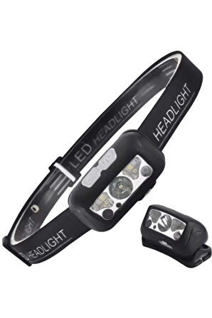 Sensörlü Şarjlı Type-c Şarj Işıklı Kafa Lambası Kamp Lambası