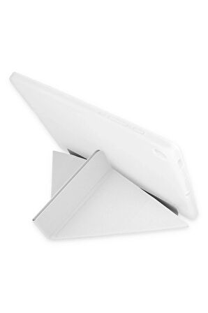 Xiaomi Redmi Pad SE Kılıf Kalemlikli Mars Tablet Kılıfı - Gri-(5796)