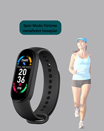 TPU ve Silikon Kordonlu Akıllı Bileklik – 20 Gün Bekleme Süresi