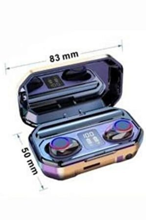 Yeni Nesil Bluetooth Kulaklık Uzun Pil Ömrü El Fenerli Dijital Şarj Göstergeli