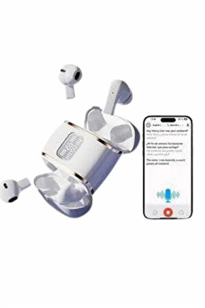 Profesyonel Dijital Göstergeli Düşük Gecikme Bluetooth Kulaklık Çift Kulaklık