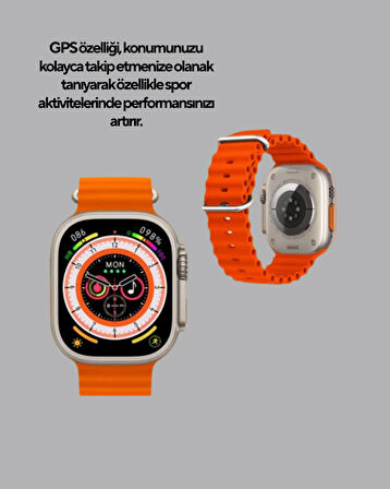 GPS’li Akıllı Saat – Nabız Uyku ve Adım Takibi Suya Dayanıklı