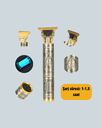 4 Başlıklı Suya Dayanıklı Saç Kesme Makinesi