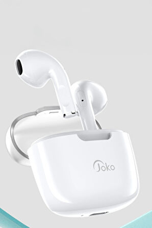 GT12 Kablosuz Airpods Kulaklık - Beyaz-(5796)