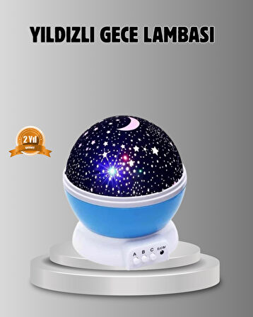 Çocuk Gece Lambası 6 Modlu Renkli LED Enerji Tasarruflu Masal Işığı