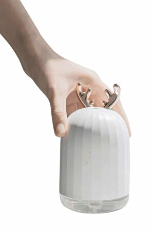 Led Işıklı Hava Nemlendirici Buhar Makinesi Dekoratif Aromaterapi