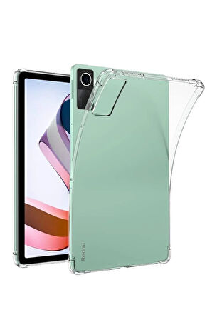 Xiaomi Redmi Pad SE Kılıf Anti Şeffaf Tablet Silikon - Şeffaf-(5796)