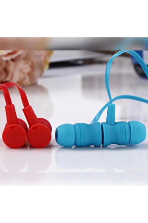 KR-207 Mıknatıslı Kablolu Kulaklık - Kırmızı-(5796)