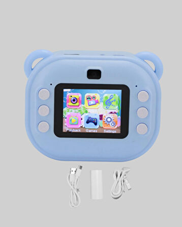 24MP HD Çift Lensli Şipşak Kamera – Termal Baskılı 32GB Dahili Hafızalı