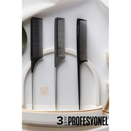 HSNET Krepe Boya Tarağı Profesyonel 3 lü Set