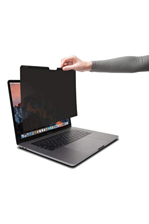 Macbook Air 13.3 Macbook Manyetik Hayalet Ekran Koruyucu - Siyah-(5796)