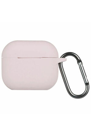 Airpods 3 (3.nesil) Hang Kılıf - Pudra-(5796)