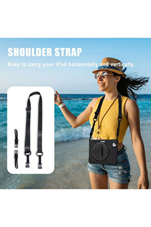 iPad Pro 11 (2020) Kılıf Amazing Tablet Kapak - Siyah-(5796)