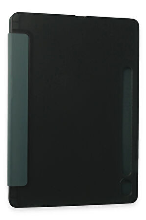 Samsung Galaxy T870 Tab S7 11 Kılıf Kalemlikli Mars Tablet Kılıfı - Koyu Yeşil