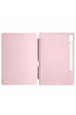 Samsung Galaxy X610 Tab S9 FE Plus 12.4 Kılıf Kalemlikli Mars Tablet Kılıfı - R