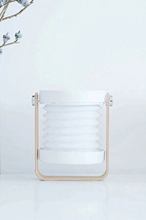 JP-DLD Kamp Lambası Görünümlü Dekoratif Gece Lambası - Beyaz-(5796)