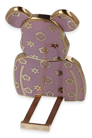 Astro Stand Ayıcık Desenli - Mor-(5796)