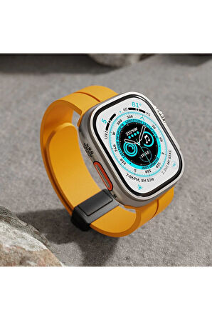 Apple Watch 38mm KR412 Elegance Stylısh Kordon - Pudra-(5796)